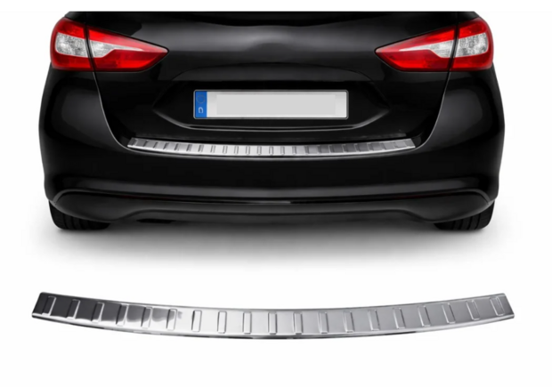 achterbumper-beschermer-Nissan-Pulsar-C13-rvs-lijst