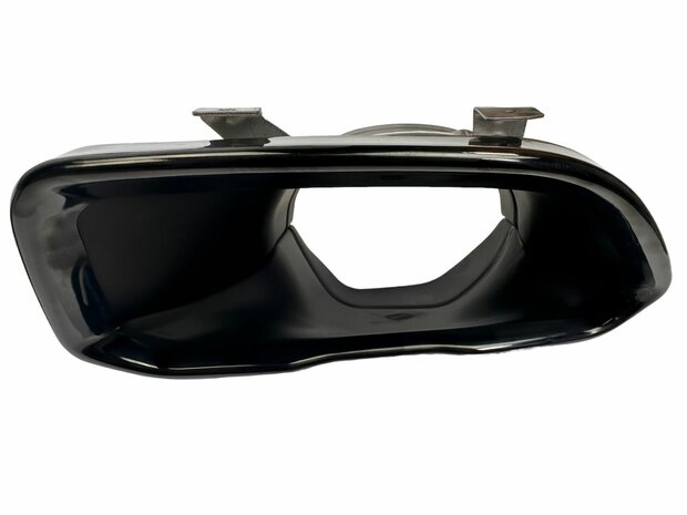 Diffuser + Uitlaat Sierstuk Zwart Voor Bmw 3 Serie G20 G21 LCI M Pack M340 Look 
