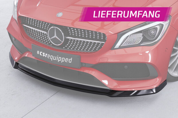 CSR Automotive Splitter Voorspoiler Spoiler Voor Mercedes CLA 117 AMG-Line CSL522