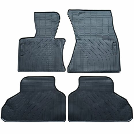 Rubberen-Automatten-Bmw-X5-E53-All-Weather-Vloermatten-Zwart