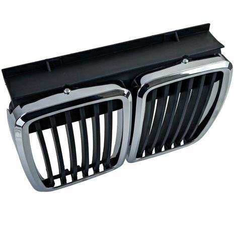 Grill Voor Bmw 3 Serie E30 Zwart Chroom