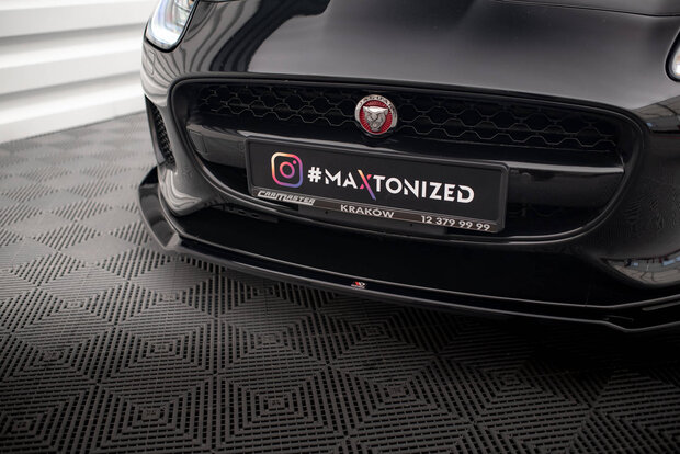 Maxton Design Jaguar F-Type X152 Facelift Splitter Spoiler Versie 2