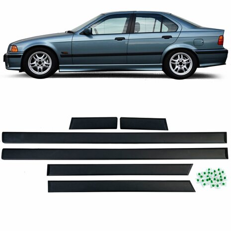 bmw-e36-Sedan-Touring-deurlijsten-set-sport-look-6-delig-1990-1999