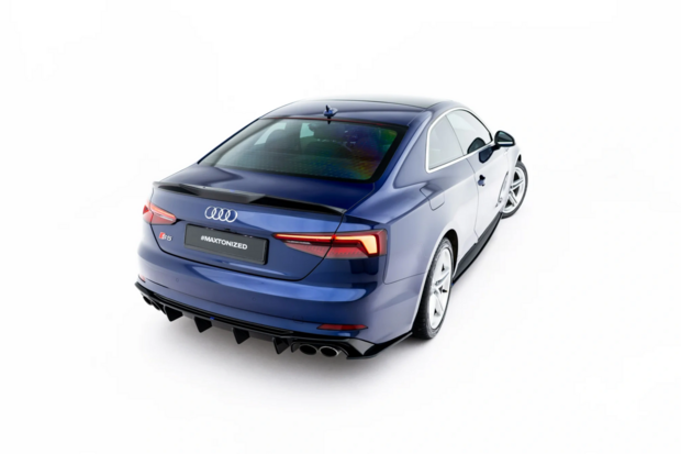 Maxton Design Audi S5 Coupe / A5 S-Line / A5 Coupe F5 Facelift 3D Achterklep Spoiler Cap