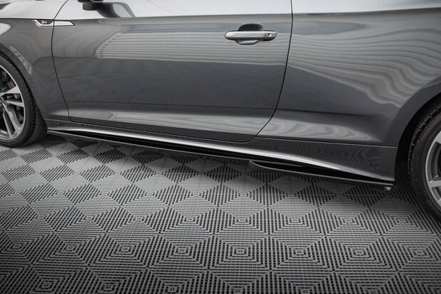 Maxton Design Audi S5 / A5 F5 S Line Facelift Side Skirts Diffuser Versie Versie 2