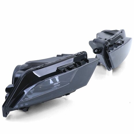 Mistlamp Set Zwart Smoke Seat Ibiza Leon Toledo incl. Lampen