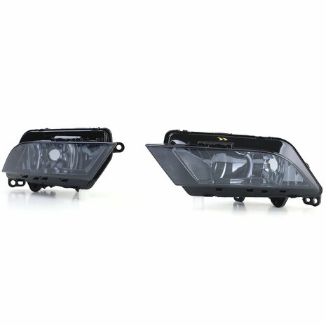Mistlamp Set Zwart Smoke Seat Ibiza Leon Toledo incl. Lampen