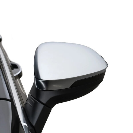 Spiegelkappen Mat Zilver Chrome Rvs Geschikt Voor Volkswagen Golf 8 MK8