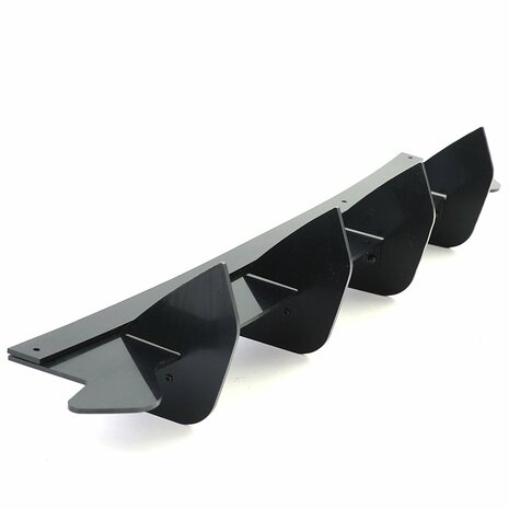Achterbumper Diffuser Voor Ford Focus 4 ST Hatchback 2019+ &ndash; Rear Valance &ndash; Sport Styling