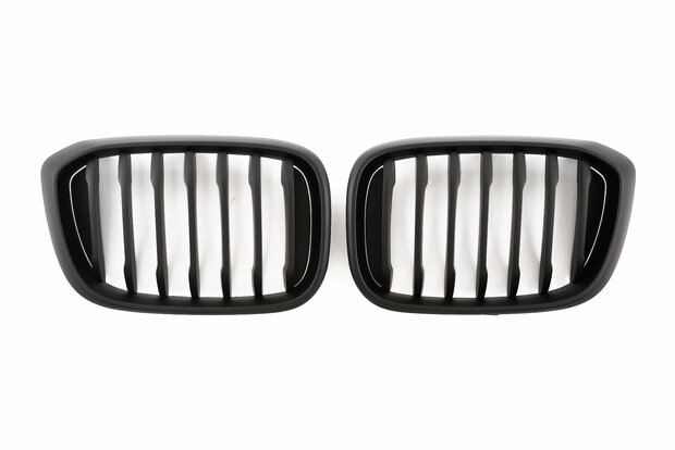 Bmw-X3-G01-Sport-Nieren-/-Grill-Hoogglans-Enkele-Spijl-Mat-Zwart