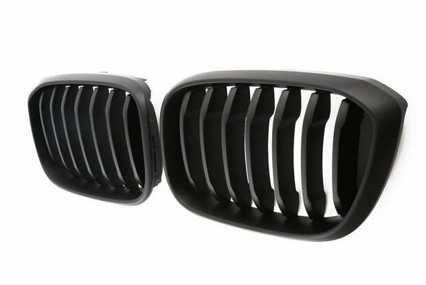 Bmw-X3-G01-Sport-Nieren-/-Grill-Hoogglans-Enkele-Spijl-Mat-Zwart