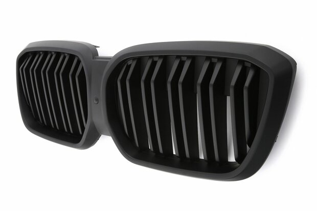 Bmw-iX3-G08-LCI-Facelift-Sport-Nieren-/-Grill-Dubbele-Spijl-Mat-Zwart
