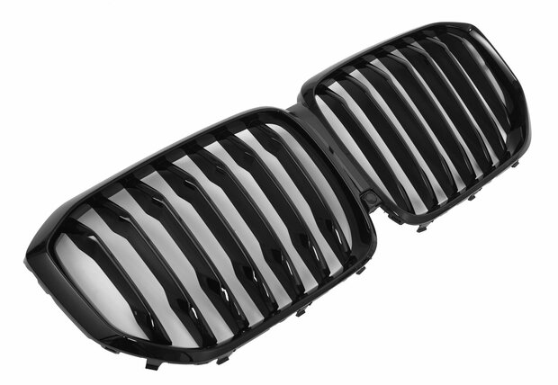 Grill Voor Bmw X5 G05 Sport Enkele Spijl Glans Zwart