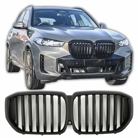 bmw-x5-g05-lci-grill-nieren-Mat-zwart-vanaf-2023