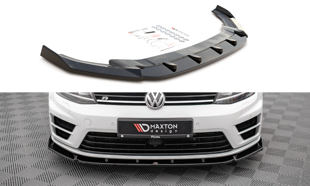 Maxton Design Volkswagen Golf 7 R R20 Voorspoiler Spoiler Versie 4 -  uwautoonderdeel