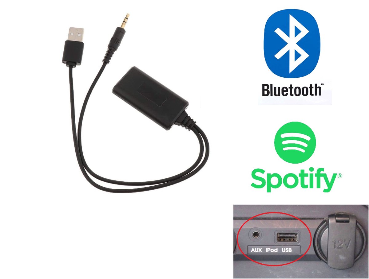 Bmw 5 Serie E60 Usb Aux Bluetooth Adapter Module Muziek Streamen