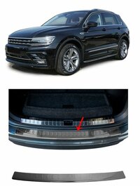 Achterbumper bescherming Geschikt Voor Volkswagen Tiguan 2016 t/m 2024 Achterbumper bescherming Geschikt Voor Volkswagen Tiguan 2016 t/m 2024