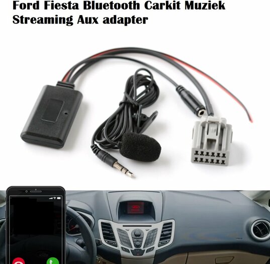 Vochtigheid Keuze Niet modieus Ford Fiesta Bluetooth 5.0 Carkit Muziek Streaming Aux Adapter Input Kabel -  uwautoonderdeel