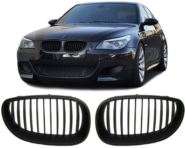 Bmw 5 Serie E60 E61 M5 Nieren Zwart Uwautoonderdeel