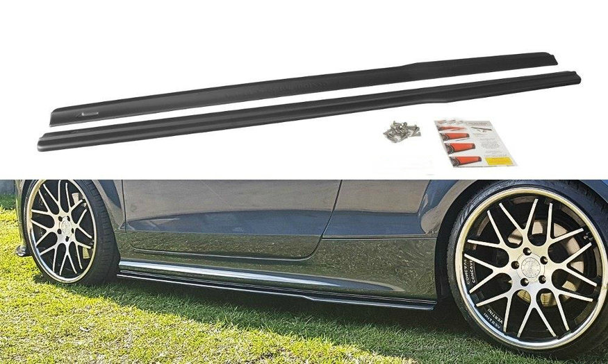 Audi Tts Tt S Mk2 8j Sideskirt Diffuser Hoogglans Zwart