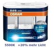 2x 66240 Osram Cool Blue Intense 5500K D2S xenon lamp Xenonlamp € 99.95,-!! 