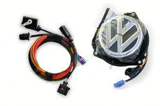 Volkswagen Golf 5 Achteruitrijcamera Klaplogo 5K0827469AQ ULM Compleet met kabelset Volkswagen Golf 5 Achteruitrijcamera Klaplogo 5K0827469AQ ULM Compleet met kabelset