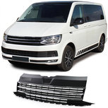 Volkswagen Transporter Multivan T6 GP Sport Grill Zwart / Chrome Embleemloos Volkswagen Transporter Multivan T6 GP Sport Grill Zwart / Chrome Embleemloos