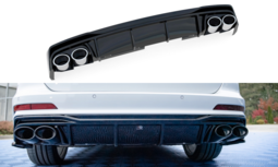 Maxton Design Audi A6 C8 S Line en S6 Uitlaat Sierstuk Look Diffuser Splitter Spoiler Maxton Design Audi A6 C8 S Line en S6 Uitlaat Sierstuk Look Diffuser Splitter Spoiler