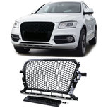 Audi Q5 8R Sport Grill Zonder Embleem RSQ5 Look Honingraat Hoogglans Zwart Audi Q5 8R Sport Grill Zonder Embleem RSQ5 Look Honingraat Hoogglans Zwart
