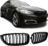 Bmw 3 Serie GT F34 Grill Nieren Glans Zwart M3 Look Styling Dubbele Spijl Gran Turismo Bmw 3 Serie GT F34 Grill Nieren Glans Zwart M3 Look Styling Dubbele Spijl Gran Turismo