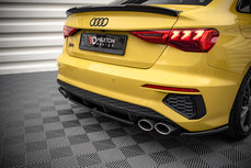 Maxton Design Audi S3 8Y Sedan Central Rear Valance Spoiler Versie 1 Maxton Design Audi S3 8Y Sedan Central Rear Valance Spoiler Versie 1