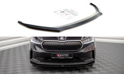 Maxton Design Skoda Enyaq Voorspoiler Spoiler Splitter Versie 1 Maxton Design Skoda Enyaq Voorspoiler Spoiler Splitter Versie 1