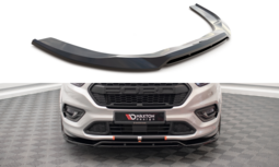 Maxton Design Ford Transit Custom ST Line Facelift Voorspoiler Spoiler Splitter Versie 1 Maxton Design Ford Transit Custom ST Line Facelift Voorspoiler Spoiler Splitter Versie 1