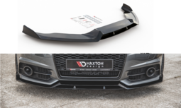 Maxton Design Audi S6 / A6 S Line Facelift Voorspoiler Spoiler Splitter Pro Street + Flaps Maxton Design Audi S6 / A6 S Line Facelift Voorspoiler Spoiler Splitter Pro Street + Flaps