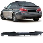 Bmw 5 serie F10 M Pakket 535I Diffuser Glans Zwart Uitlaat Uitsparing L + R M Performance Look Bmw 5 serie F10 M Pakket 535I Diffuser Glans Zwart Uitlaat Uitsparing L + R M Performance Look
