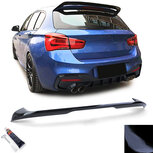 Bmw F20 F21 LCI Dakspoiler Extention Lip Styling Dak Spoiler Hoogglans Zwart 2015 t/m 2019 Bmw F20 F21 LCI Dakspoiler Extention Lip Styling Dak Spoiler Hoogglans Zwart 2015 t/m 2019