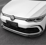 Volkswagen Golf 8 MK8 R Line Cup Spoiler Voorspoiler Splitter Lip Hoogglans Zwart Volkswagen Golf 8 MK8 R Line Cup Spoiler Voorspoiler Splitter Lip Hoogglans Zwart