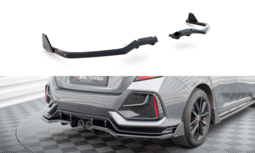 Maxton Design Honda Civic MK10 Sport Rear Centre Diffuser Vertical Bar Versie 1 + Flaps Maxton Design Honda Civic MK10 Sport Rear Centre Diffuser Vertical Bar Versie 1 + Flaps
