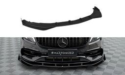 Maxton Design Mercedes A Klasse W176 AMG Line Facelift Voorspoiler Spoiler Splitter Pro Street + Flaps Maxton Design Mercedes A Klasse W176 AMG Line Facelift Voorspoiler Spoiler Splitter Pro Street + Flaps