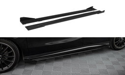Maxton Design Mercedes A Klasse W176 AMG Line Facelift Sideskirt Diffuser Pro Street + Flaps Maxton Design Mercedes A Klasse W176 AMG Line Facelift Sideskirt Diffuser Pro Street + Flaps