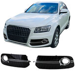 Audi Q5 8R 2012 t/m 2016 Honingraat Grill Afdekkap Mistlampen Chrome Glans Zwart Audi Q5 8R 2012 t/m 2016 Honingraat Grill Afdekkap Mistlampen Chrome Glans Zwart