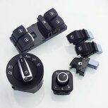 Volkswagen Golf 6 Set Raamschakelaar Lichtschakelaar Spiegelschakelaar 5 Deurs Volkswagen Golf 6 Set Raamschakelaar Lichtschakelaar Spiegelschakelaar 5 Deurs