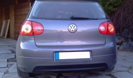 Volkswagen Golf 5 GTI Edition 30 ED30 Clean Look achterbumper spoiler aanzetstuk Volkswagen Golf 5 GTI Edition 30 ED30 Clean Look achterbumper spoiler aanzetstuk