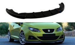 Voorspoiler spoiler Seat Ibiza 6J Pre Facelift 2008 t/m 2012 Hoogglans Pianolak Zwart Voorspoiler spoiler Seat Ibiza 6J Pre Facelift 2008 t/m 2012 Hoogglans Pianolak Zwart