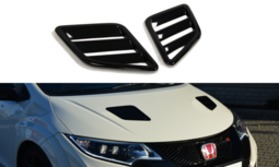 Motorkap Luchthappers / Ventilatie Honda Civic Type R Hoogglans Pianolak Zwart Motorkap Luchthappers / Ventilatie Honda Civic Type R Hoogglans Pianolak Zwart