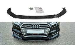 Maxton Design Audi S3 8V / A3 8V S Line Facelift Sedan Voorspoiler spoiler Versie 1 Maxton Design Audi S3 8V / A3 8V S Line Facelift Sedan Voorspoiler spoiler Versie 1