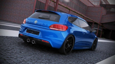 Maxton Design  Achterbumper inzetstuk Diffusor R20 R32 Look Geschikt Voor Volkswagen Scirocco 