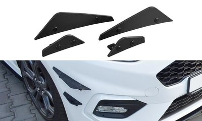 Ford Fiesta MK8 ST / ST Line Racing Canards Front Wings Cup Spoiler