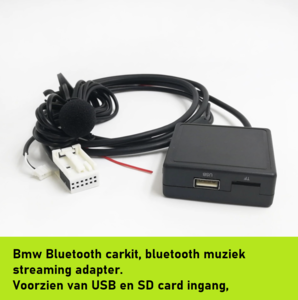 Passend Voor Bluetooth Carkit Bellen Muziek Streamen Usb Sd Aux Bmw E81 E82 E90 E91 E92 E60 E61 E63 E64 M5 M3