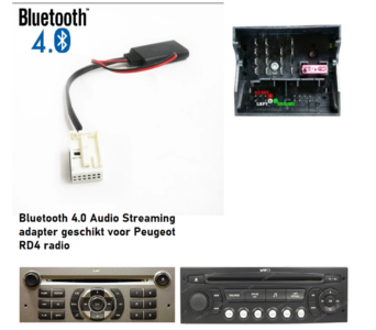 Citroen C2 C3 C4 C5 C6 C8 Berlingo Jumpy Bluetooth Streaming Adapter Aux Dongle Mp3 RD4